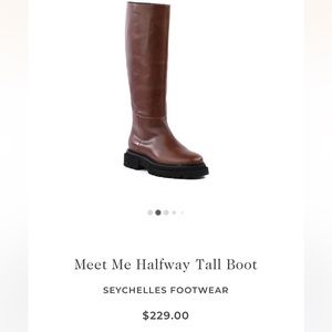 Seychelles- Meet me Half Way knee high boots